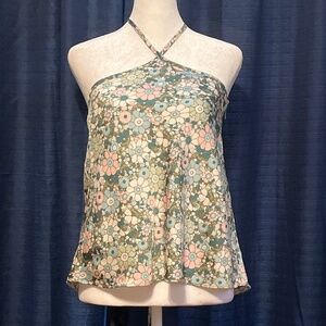 Cotten Candy LA Floral  Halter Top